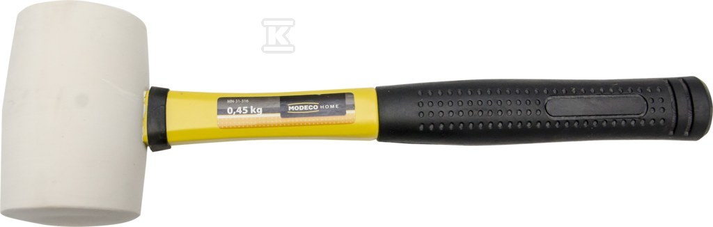 Młotek gumowy 340g trzonek fiberglass - MN-31-312